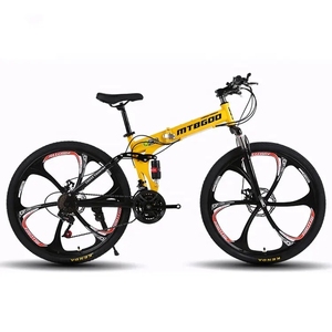 Vélo chaud avec freins à disque alliage d'aluminium Bicicleta 26 pouces vélo de montagne pliant kesepeda moins cher Cycle sport vtt <span class=keywords><strong>B</strong></span> - Product Image 4