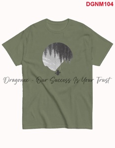 T-shirt en coton respirant écologique à manches courtes et col rond pour homme, brodé, 100g - Product Image 6