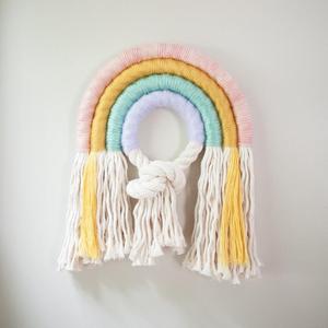 Sculpture en fibre arc-en-ciel faite à la main, collection essentielle, modèle « Sweetest » - Product Image 1