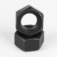 ASME B18.2.4.1M Metric Nut ASTM A194 2H Carbon Steel Black Hex Nut
