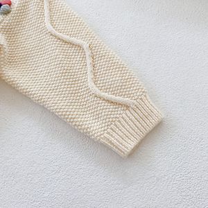 2021 enfants chandails tricotés enfants vêtements cardigan bébé <span class=keywords><strong>fille</strong></span> <span class=keywords><strong>pull</strong></span> en gros - Product Image 5