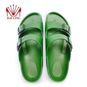 Waterproof EVA Two Strap Slippers with Ergonomic Arch Support Adjustable <b>Buckles</b> Cushion Sole for Indoor Outdoor <b>sandal</b> EVA - Product Image 1