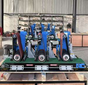 レーザー切断バリ取り金属部品研磨機、板金表面研磨研削バリ取り機、コアモーター、低価格 - Product Image 2