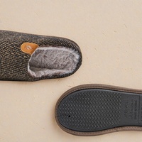 Chaussons d'intérieur/extérieur légers et confortables en mousse à mémoire de forme pour hommes 2025, avec la meilleure soutien de la voûte plantaire, antidérapants pour l'hiver