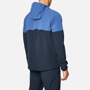 Vêtements de sport pour hommes, ensemble veste coupe-vent et pantalon, <span class=keywords><strong>tenue</strong></span> extensible imperméable pour hommes - Product Image 3