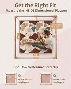 Tapete de Juego de 50x50 cm con Tacto Súper Suave, Tapete de Actividades Lavable a Máquina, Tapete de Gateo para Piso y Picnic - Product Image 5