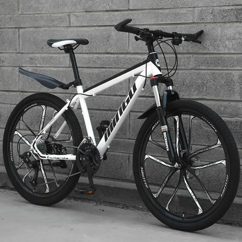 24 26 27.5 bicicletta da città da 29 pollici/Mountain Bike in acciaio ad alto tenore di carbonio bianco nero blu/biciclette di alta qualità per i giovani