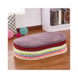 2023 Abstract Shaggy Bath Room Mat Round Bathroom Boho Rug Tappeti Alfombras De Bano Super Absorbent Floor Mat