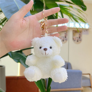 Mới xoăn gấu bông sang trọng Keychain Mặt dây chuyền điện thoại trường hợp Phụ kiện túi trang trí búp bê thú nhồi bông - Product Image 5