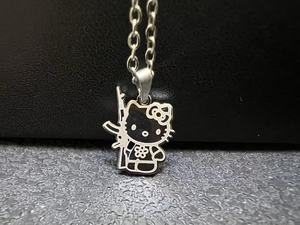 Collana Personalizzata Trendy in Acciaio Inox Placcato Oro/Argento 18k con Simpatici Personaggi Cartoon, Regalo Unisex per Donne - Product Image 4