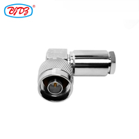 Connecteur à pince mâle de type N Connecteur RF à angle droit à 90 degrés pour câble coaxial RF LMR400 RG8 RG213 RG214 H1000 Connecteurs coaxiaux RF