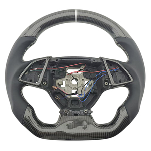 Quality Wholesale Smooth Leather Carbon Fibre Heating Steering <b>Wheel</b> for Chevrolet Camaro Car Steering <b>Wheel</b> - Product Image 1