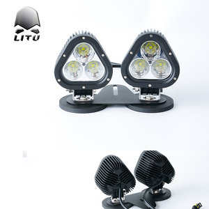 Luces Antiniebla LED Triangulares Blancas de 4 Pulgadas para Automóvil, 12V 24V, Luz de Trabajo LED Triangular de 45W para SUV, Todoterreno, Tractor, <span class=keywords><strong>Precio</strong></span> Bajo - Product Image 1