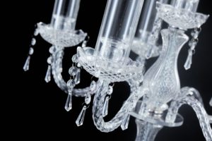 Design semplice fatto a mano durevole pilastro Festival festa decorazione di nozze tavolo centrotavola in acrilico chiaro portacandele - Product Image 5