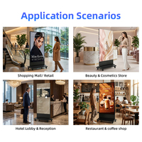 P1.5 P1.8 P2.5 Yüksek Parlaklıklı Dijital Tabela ve Ekranlı Video Standee Totem LED Poster Ekranı Pazarlama ve Reklamcılık için