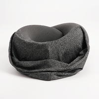 Nouvel Arrivage Oreiller de Voyage Personnalisable en U pour Capuche, Oreiller à Capuche pour Avion, Coussin Cervical en Mousse à Mémoire de Forme avec Pochette de Voyage