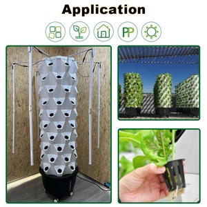 Vertical <strong>Pineapple</strong> Aeroponic Hydroponic Grow Vertical Tower with Grow <strong>Lights</strong> Two Linear Led Grow <strong>Lights</strong> for Hydroponic Tower - Product Image 5