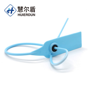 HED-PS105 tùy chỉnh số nhựa Con dấu nhựa dùng một lần con dấu khóa kéo chặt chẽ con dấu nhựa 500/650 mét dài an ninh con dấu - Product Image 1