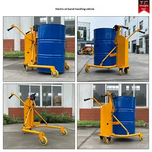 Elevador de tambor hidráulico de hierro y plástico de 350kg con pedal manual de pico de águila para transportar y levantar tambores - Product Image 2