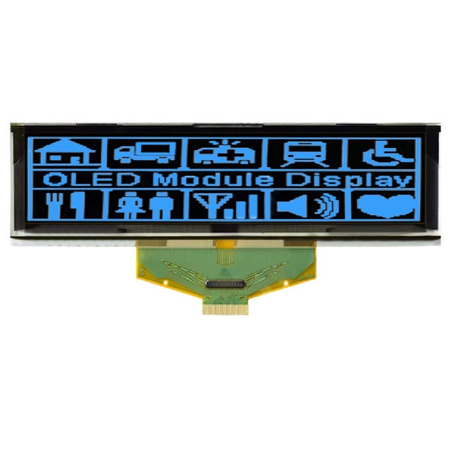 Factory Direct Sales GL 5.5 Inch 256x64 OLED Display White Yellow Green Color 30Pin SSD1322 3/4-Wire I2C PMOLED Panel Module