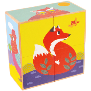 6 lati giocattolo educativo per bambini 4 pezzi blocchi di <span class=keywords><strong>legno</strong></span> puzzle <span class=keywords><strong>cubo</strong></span> per bambini 3 + - Product Image 1