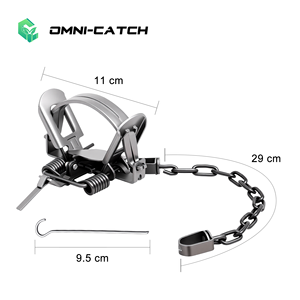 กับดักหนูโลหะแบบหนักพร้อมโซ่และเสาปักดิน ใช้ซ้ำได้สำหรับกลางแจ้ง พร้อมถุงมือและกระเป๋าพกพา ปรับแต่งได้ - Product Image 6