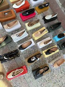 Chaussures plates pour femmes pas chères, tendance, <span class=keywords><strong>de</strong></span> haute qualité, avec nœud, semelle souple, antidérapantes, style ballerine, designs variés, vente en gros - Product Image 2