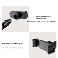 Support de téléphone portable et tablette en alliage d'aluminium, réglable, rotation à 360°, support paresseux avec fonctions flexibles pour utilisation au lit