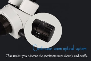 Kính Hiển Vi Quang Học 7X-45X Zoom Ống Nhòm Stereo Trang Sức Kính Hiển Vi Giá Máy Sửa Chữa Điện Tử Với Đèn LED Lemp - Product Image 5