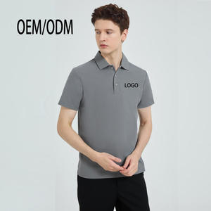 Polo de golf pour homme en mélange de poly et élasthanne, personnalisable, design uni, taille L - Product Image 3