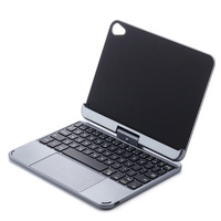 Étui clavier rotatif à 360 ° pour iPad Mini 6th 8.3 2021 avec clavier sans fil, porte-crayon, fonction veille/réveil automatique