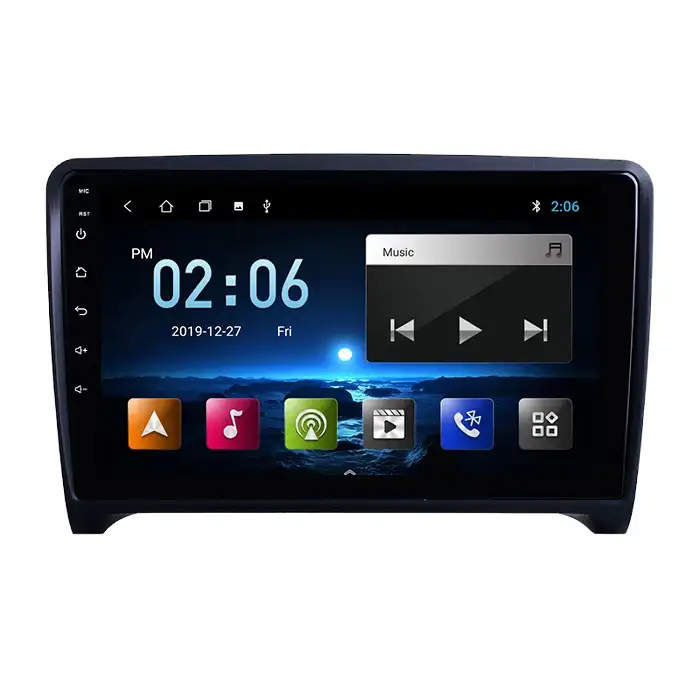 Android 9.0 9 ''système audio de voiture pour Audi TT système de navigation WIFI GPS Amplificateur