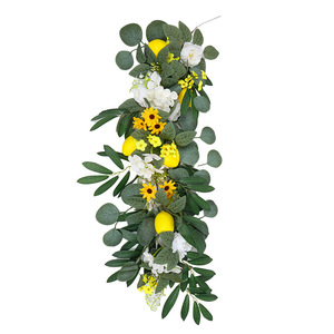 Vigne artificielle de citron Zongwang à suspendre, 30cm-100cm, fleur en soie, décoration intérieure, accessoires de mariage et d'extérieur - Product Image 5