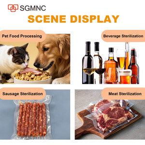Stérilisateur <span class=keywords><strong>alimentaire</strong></span> vertical entièrement automatique à haute température, machine de désinfection et de stérilisation des aliments cuits - Product Image 5