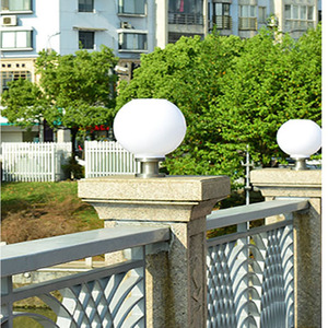 Lámpara Solar LED de Pilar de Acero Inoxidable E27, Iluminación Empotrada para Jardín y Caminos Exteriores - Product Image 4