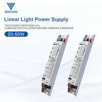 Fuente de Alimentación Lineal Aislada de Metal a Prueba de Agua para Iluminación Lineal, Alto Factor de Potencia, Alta Eficiencia, Controlador LED para Iluminación Lineal, Venta al Por Mayor de Fábrica