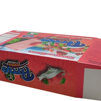 Emballage alimentaire de boîte en carton de popsicle de papier kraft personnalisée avec le revêtement UV options d'impression de gaufrage de stratification mate et brillante