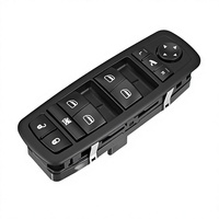 Interrupteur de commande de lève-vitre électrique côté conducteur 68029021AC 3+9 broches pour remplacement automobile