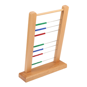 Beechwood Montessori Toán Học Hạt Hỗ Trợ Giảng Dạy Của Lớn Bead Khung - Product Image 3