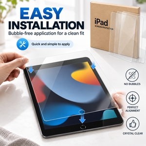 Protector de Pantalla de Vidrio Templado 2.5D 9H, 3 Piezas, Antihuellas, Antireflejo, Ultrafino, para iPad 10.2 2021, Air 4/5, 1-6, 11 2024-2025 - Product Image 6