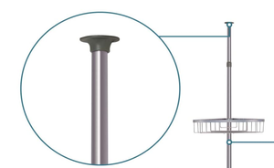 Magic Telescopic Shower Rack 4 <b>Corner</b> Shelves With No Drilling Bathroom Shower <b>Corner</b> Shelf - Product Image 5