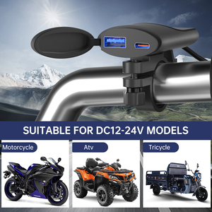 <b>Socket</b> QC3.0 Fast A+C Port for Handlebar Motorcycle Accessories - Product Image 4