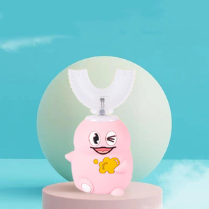 Cepillo de dientes eléctrico automático para niños cepillo de dientes ultrasónico de alta calidad en forma de U comida silicona niños Micro USB suave - Product Image 6