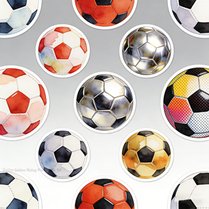 Servicio Personalizado OEM ODM, Pegatinas Troqueladas, Pegatinas Impermeables de Dibujos Animados para Decoración, Pegatinas de Fútbol para la Copa <span class=keywords><strong>Mundial</strong></span> - Product Image 3