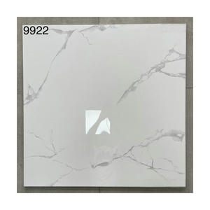 Vente Chaude Carrelage Moderne 80x80cm en <span class=keywords><strong>Marbre</strong></span> <span class=keywords><strong>Blanc</strong></span> de Carrare Poli Émaillé Antibactérien pour Revêtements de Sol Intérieurs d'Hôtels - Product Image 1