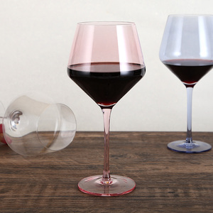 Copa de cristal de color en aerosol de lujo Vintage soplada a mano de 750ml, copas grandes de vino tinto, Copas de cóctel de cristal para fiesta, boda - Product Image 4