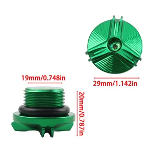 Nueva Tapa de Acero Inoxidable para el Depósito de Aceite del Motor de Motocicleta, Protector de Tapón de Aceite, Accesorios para Kawasaki YAMAHA <span class=keywords><strong>TMAX</strong></span> 500 530 - Product Image 2