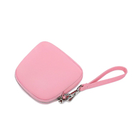 Pochette cosmétique mini en cuir PU en forme de dôme avec logo personnalisé pour rouges à lèvres