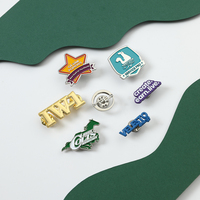 Insigne de broche en métal de conception de logo gratuit de haute qualité broche douce épinglette en émail animation de promotion de fabrication de placage de haute technologie