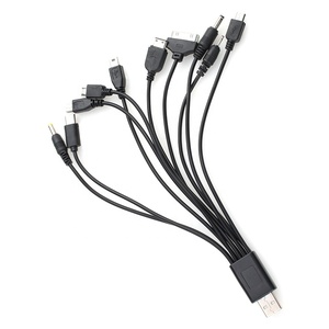 Câble USB 10 en 1 multifonction <span class=keywords><strong>pour</strong></span> téléphone, câble de charge USB, connecteur, fil <span class=keywords><strong>pour</strong></span> Samsung, Sony, <span class=keywords><strong>iPod</strong></span>, LG, Motorola - Product Image 2